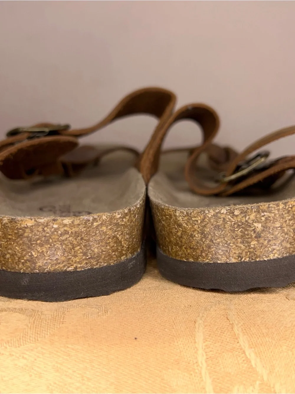 Size 8 Womens Mountain Some Brown Leather Sandals Braided Hippie Beach Boho